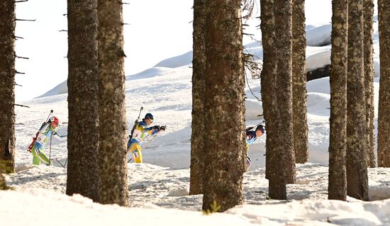 Slovenia Biathlon Worlds Men Relay