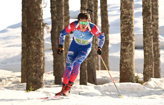 Slovenia Biathlon Worlds Men Relay