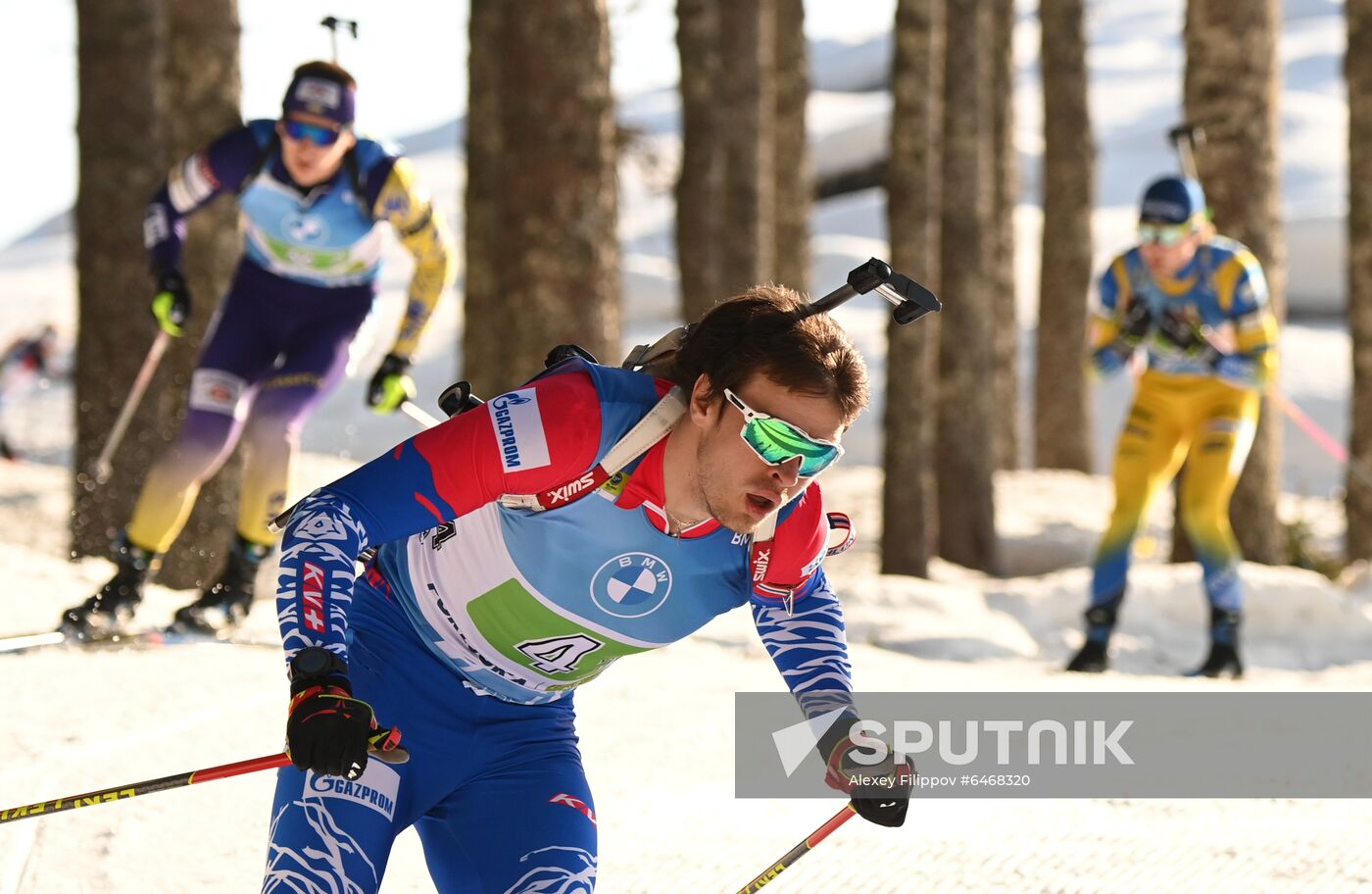 Slovenia Biathlon Worlds Men Relay