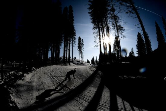 Slovenia Biathlon Worlds Men Relay