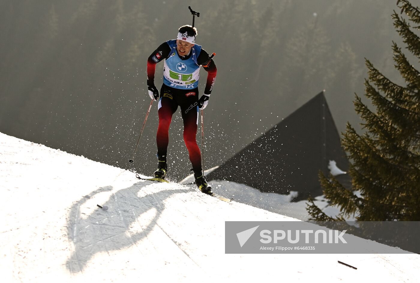 Slovenia Biathlon Worlds Men Relay