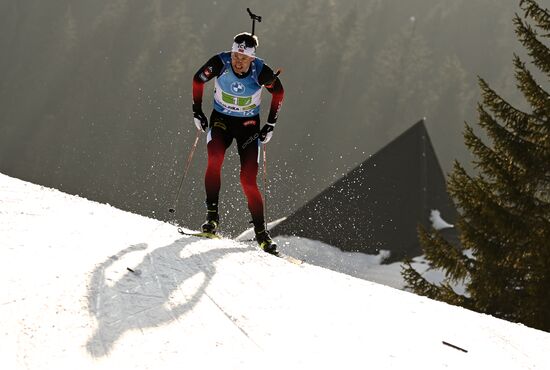 Slovenia Biathlon Worlds Men Relay