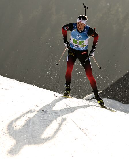 Slovenia Biathlon Worlds Men Relay