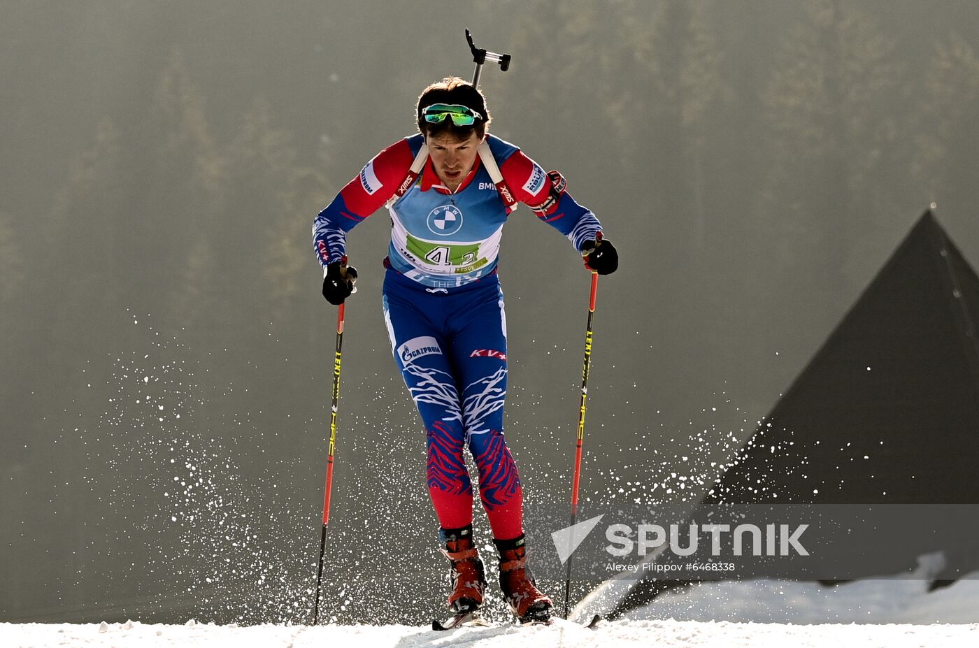 Slovenia Biathlon Worlds Men Relay