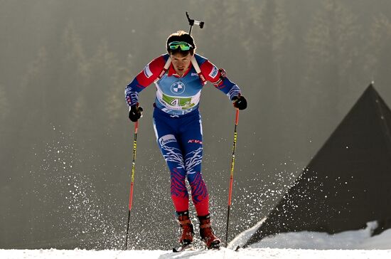 Slovenia Biathlon Worlds Men Relay