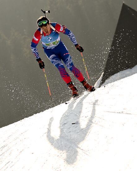Slovenia Biathlon Worlds Men Relay