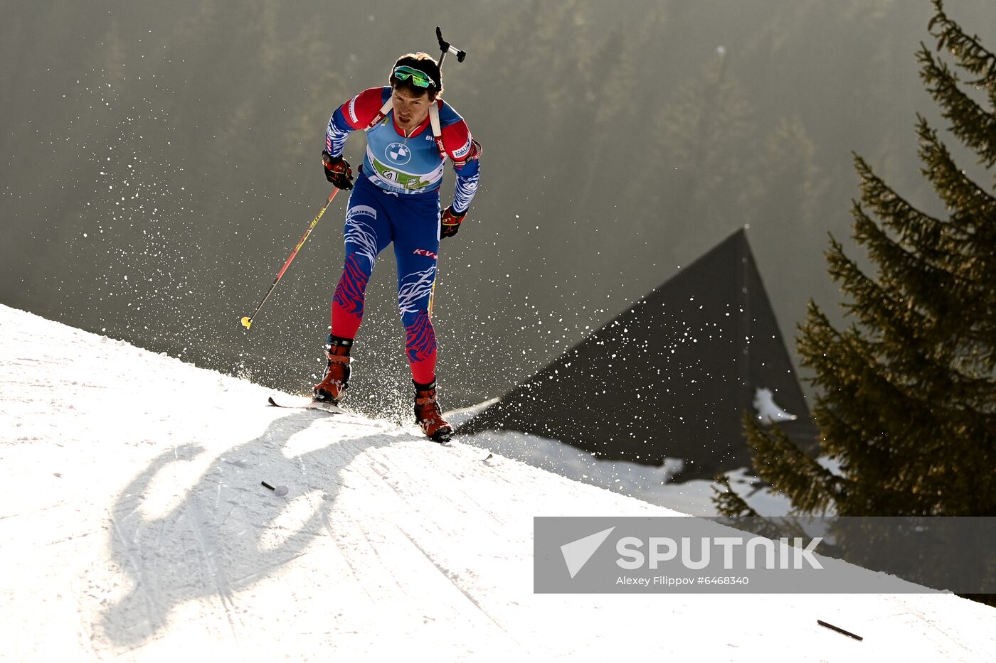 Slovenia Biathlon Worlds Men Relay