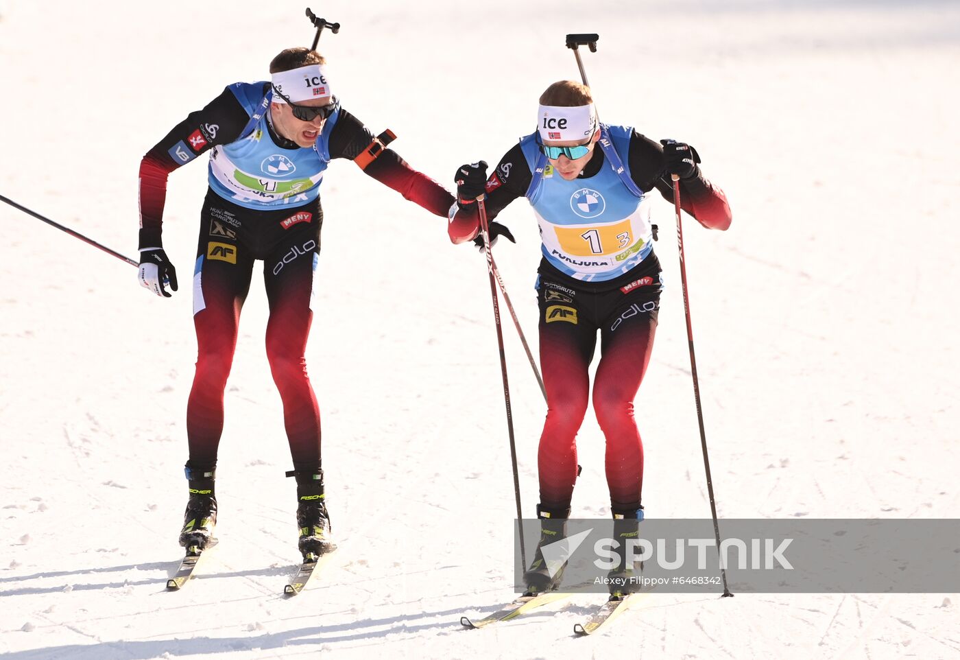 Slovenia Biathlon Worlds Men Relay