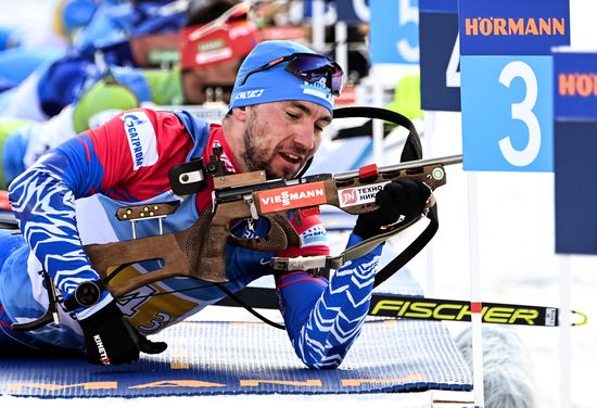 Slovenia Biathlon Worlds Men Relay