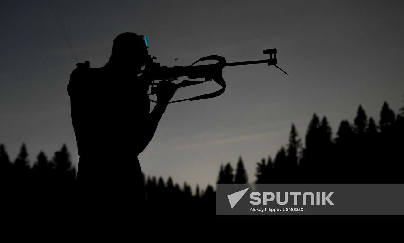 Slovenia Biathlon Worlds Men Relay