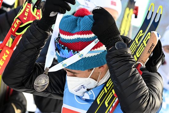 Slovenia Biathlon Worlds Men Relay