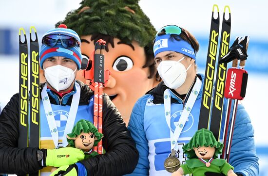 Slovenia Biathlon Worlds Men Relay