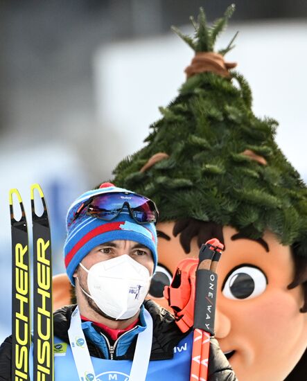 Slovenia Biathlon Worlds Men Relay