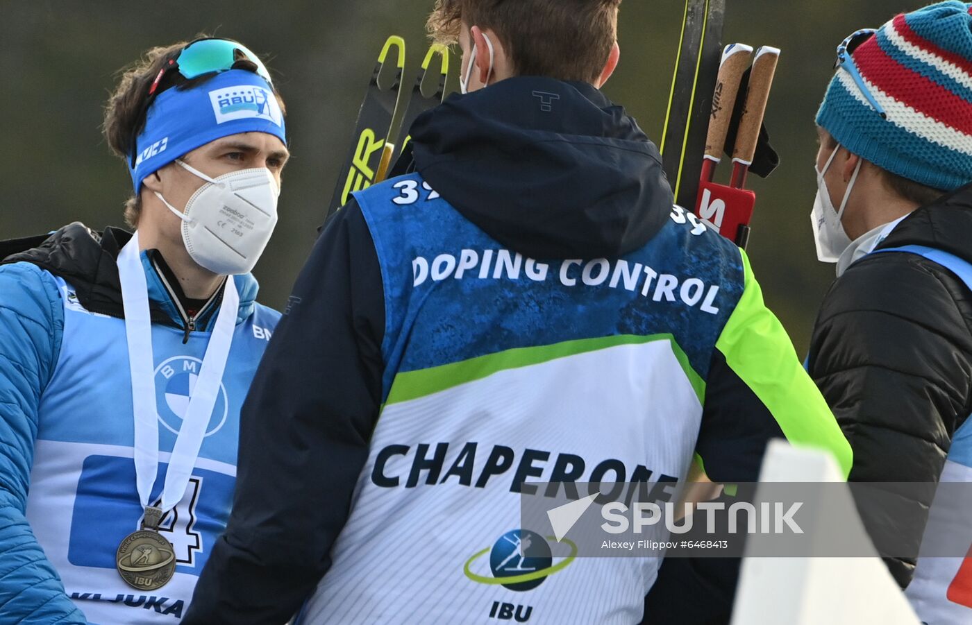 Slovenia Biathlon Worlds Men Relay