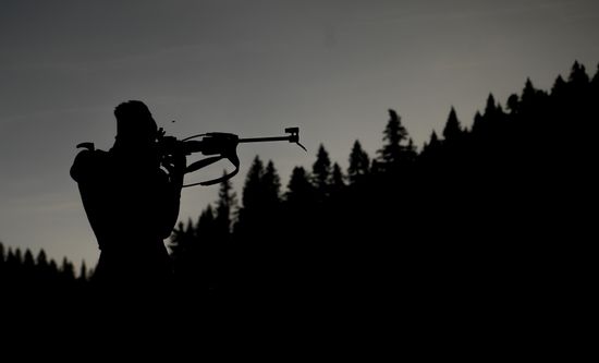 Slovenia Biathlon Worlds Men Relay