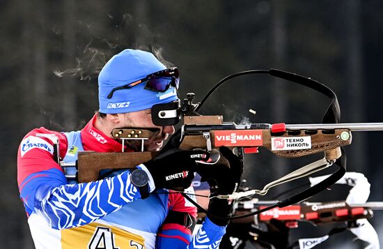 Slovenia Biathlon Worlds Men Relay