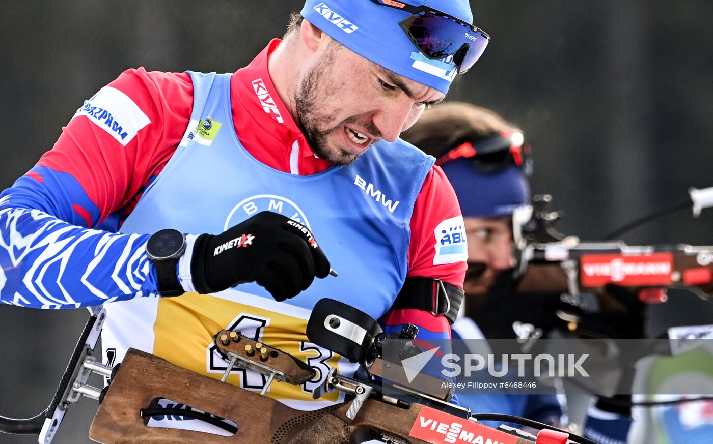 Slovenia Biathlon Worlds Men Relay