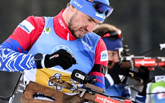 Slovenia Biathlon Worlds Men Relay