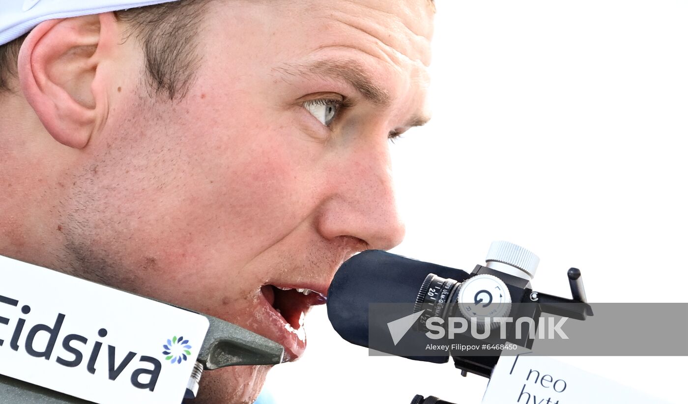 Slovenia Biathlon Worlds Men Relay