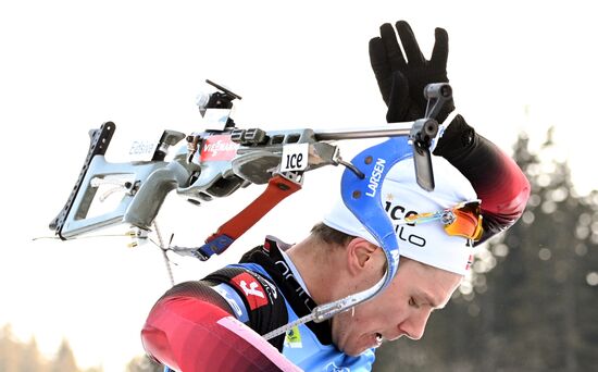 Slovenia Biathlon Worlds Men Relay