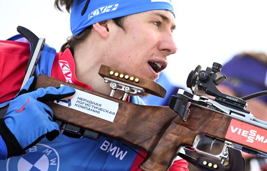 Slovenia Biathlon Worlds Men Relay