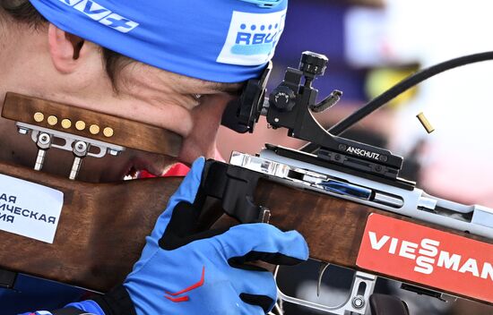 Slovenia Biathlon Worlds Men Relay