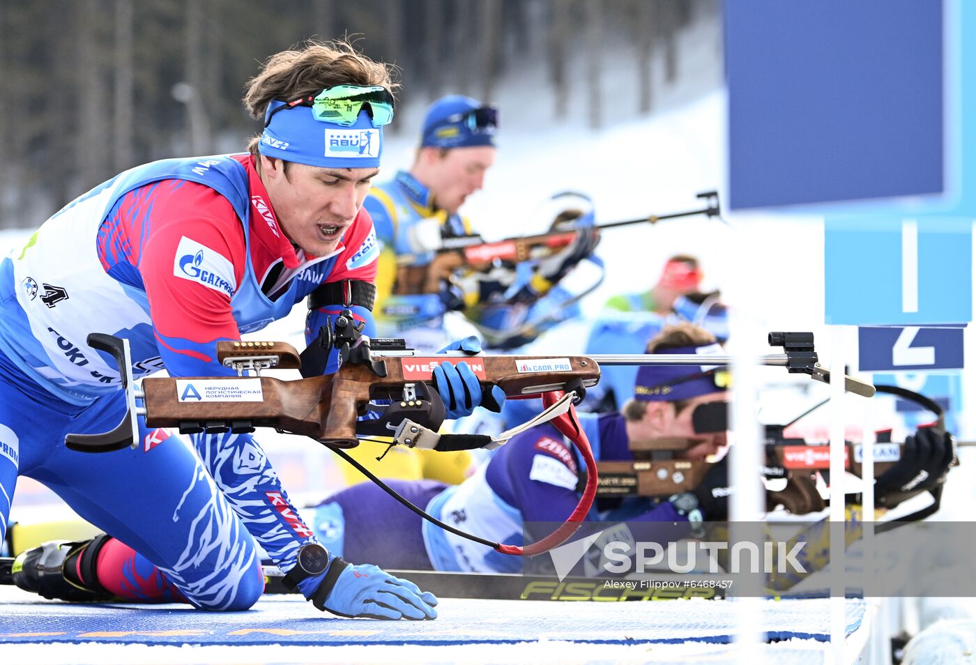 Slovenia Biathlon Worlds Men Relay