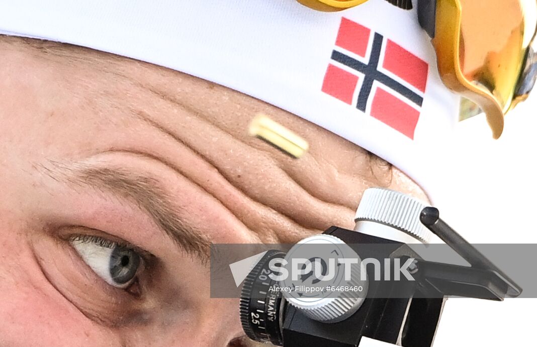 Slovenia Biathlon Worlds Men Relay