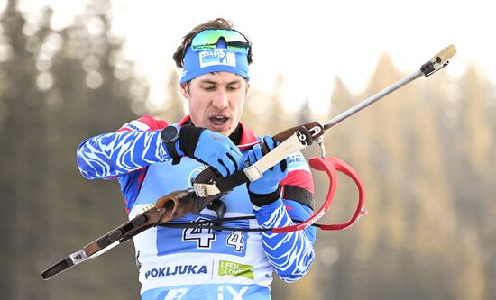 Slovenia Biathlon Worlds Men Relay