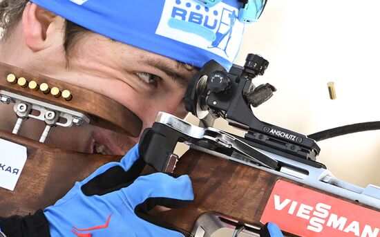 Slovenia Biathlon Worlds Men Relay