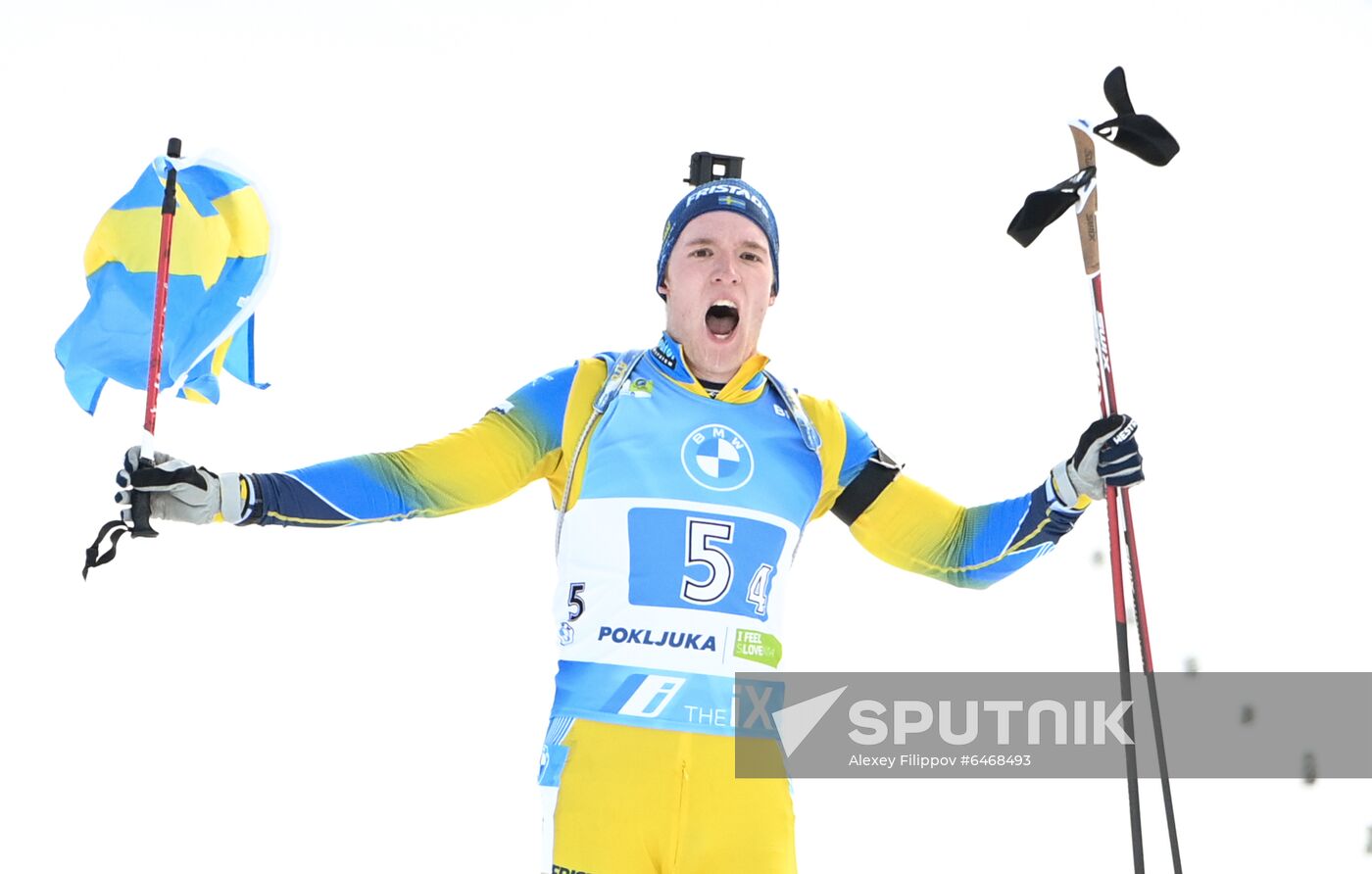 Slovenia Biathlon Worlds Men Relay