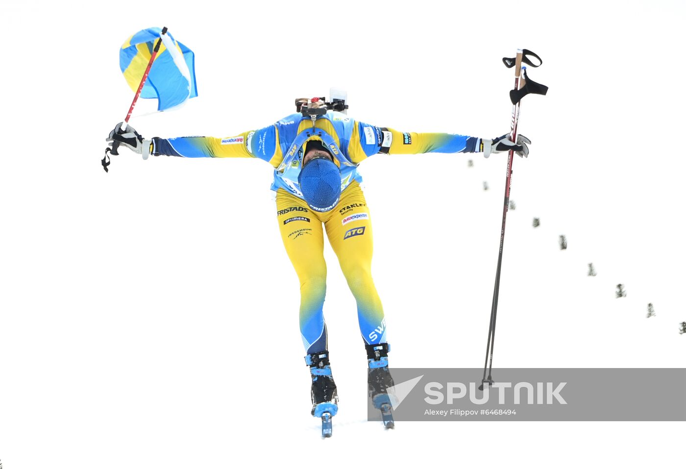 Slovenia Biathlon Worlds Men Relay