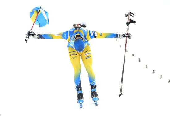 Slovenia Biathlon Worlds Men Relay