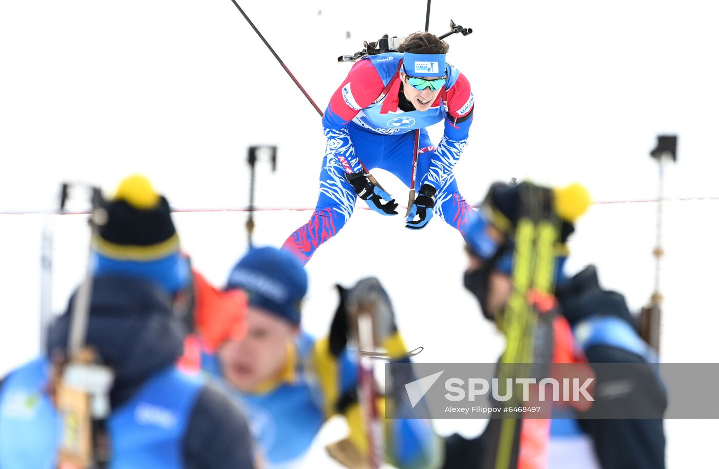 Slovenia Biathlon Worlds Men Relay