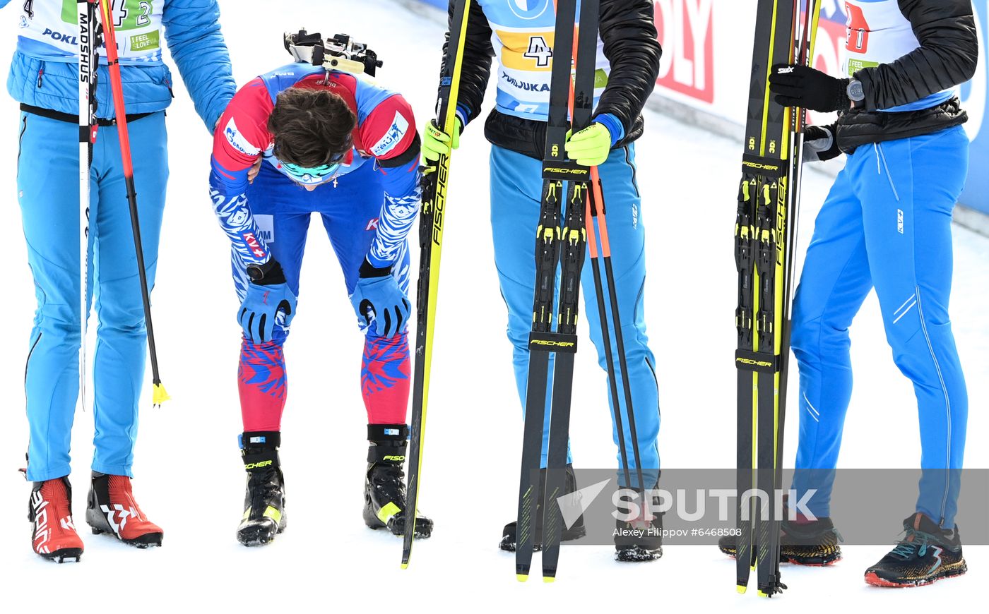 Slovenia Biathlon Worlds Men Relay