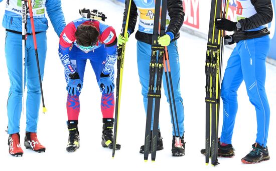Slovenia Biathlon Worlds Men Relay
