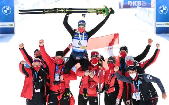 Slovenia Biathlon Worlds Women Mass Start