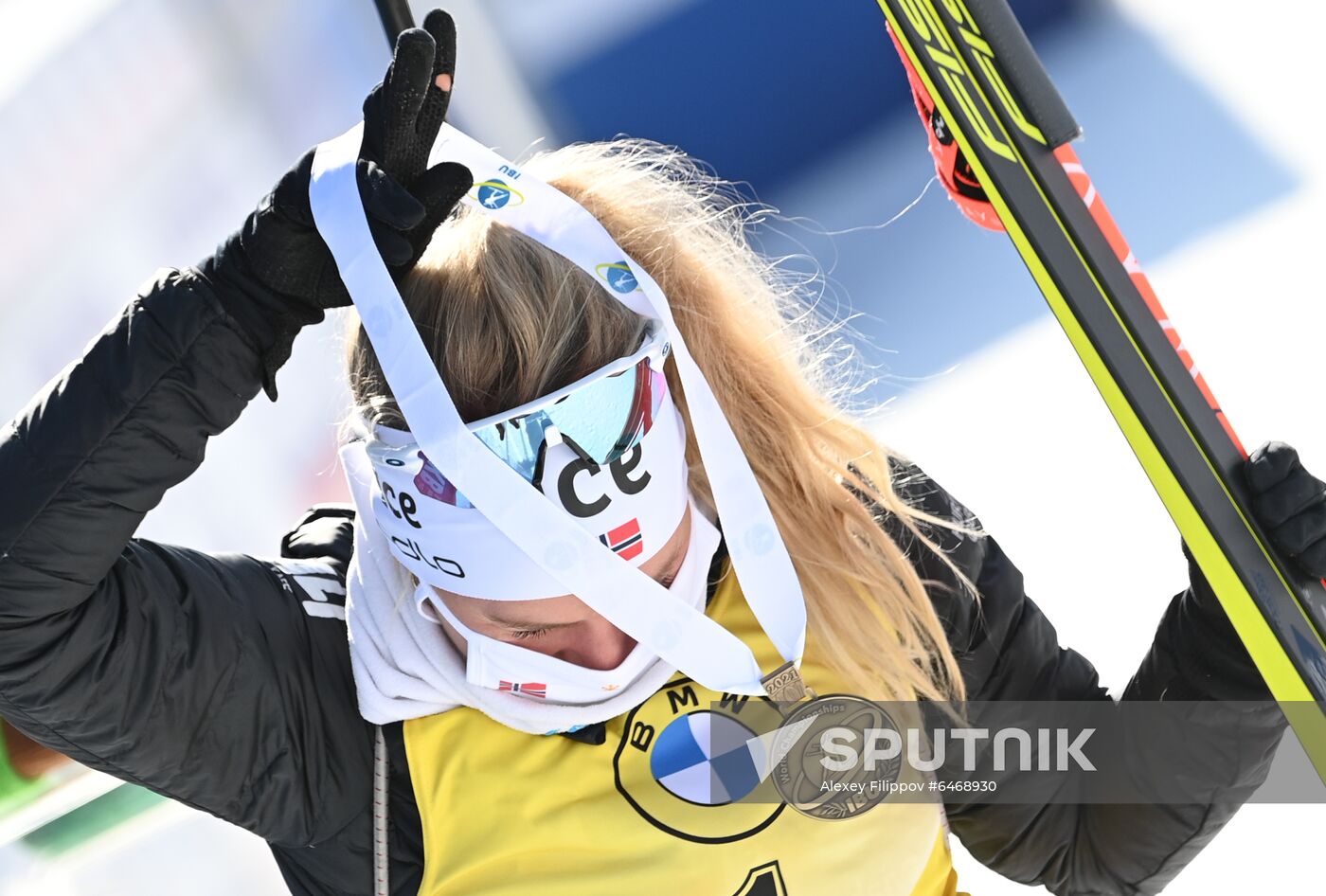 Slovenia Biathlon Worlds Women Mass Start