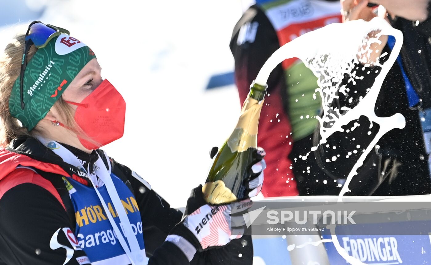 Slovenia Biathlon Worlds Women Mass Start