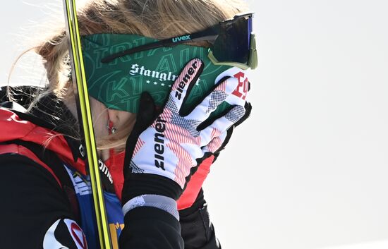 Slovenia Biathlon Worlds Women Mass Start