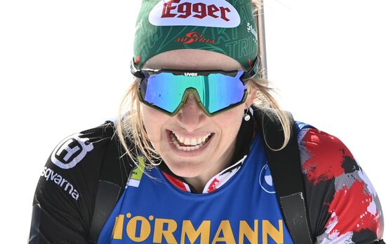 Slovenia Biathlon Worlds Women Mass Start