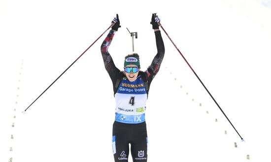 Slovenia Biathlon Worlds Women Mass Start