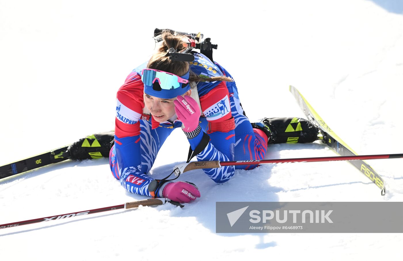 Slovenia Biathlon Worlds Women Mass Start