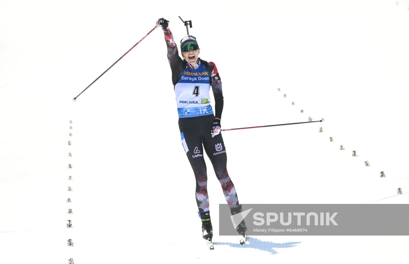 Slovenia Biathlon Worlds Women Mass Start