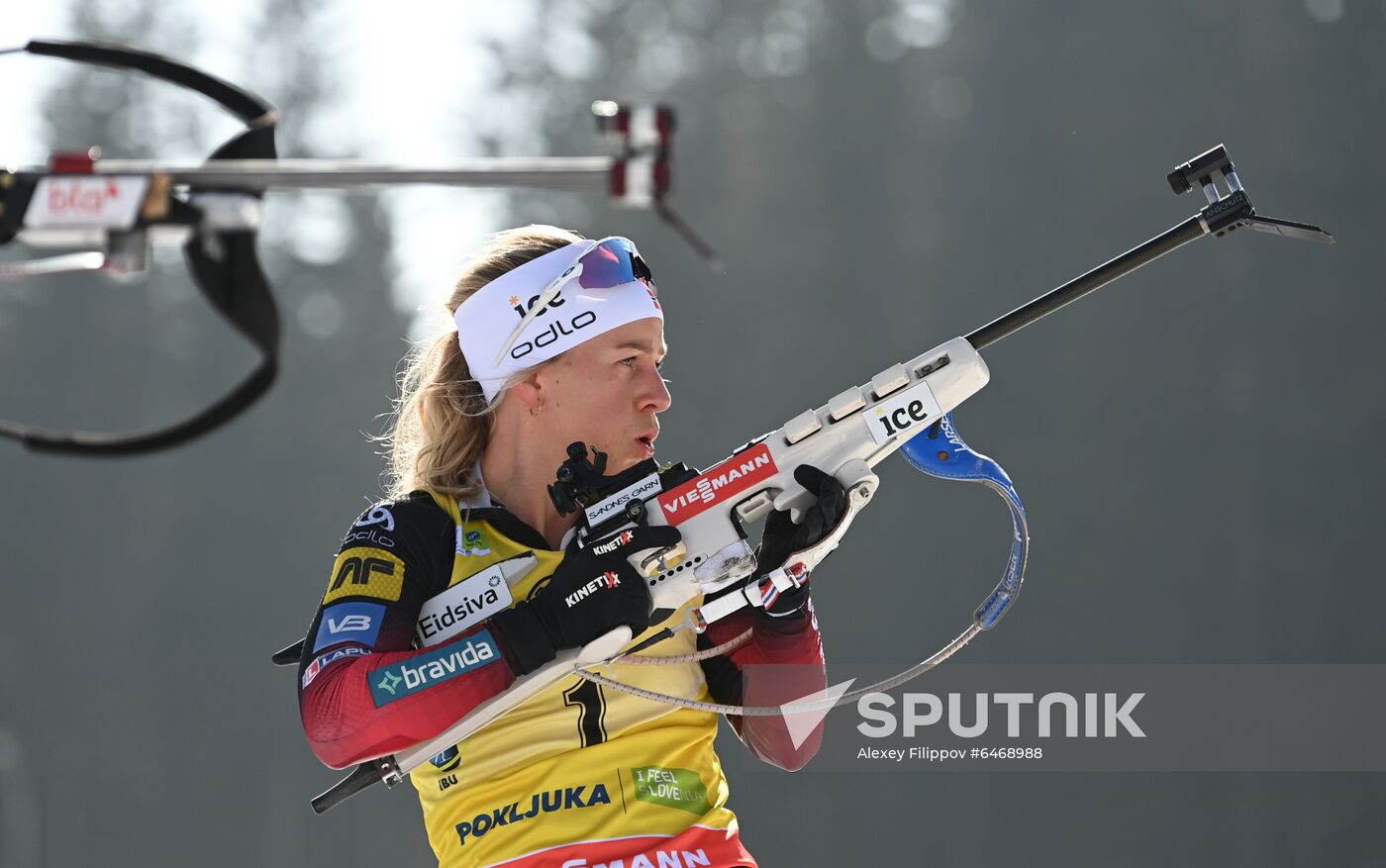 Slovenia Biathlon Worlds Women Mass Start