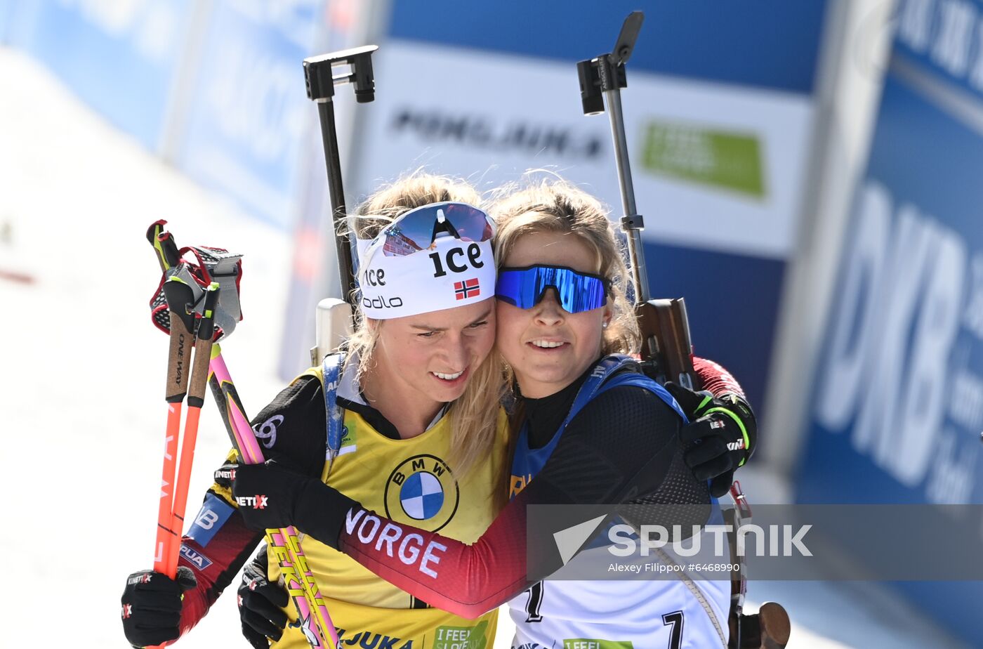 Slovenia Biathlon Worlds Women Mass Start