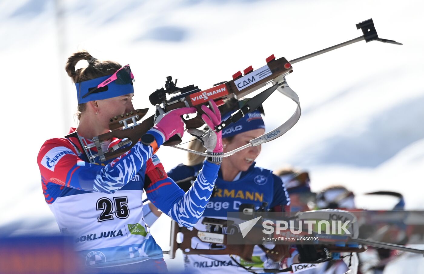 Slovenia Biathlon Worlds Women Mass Start