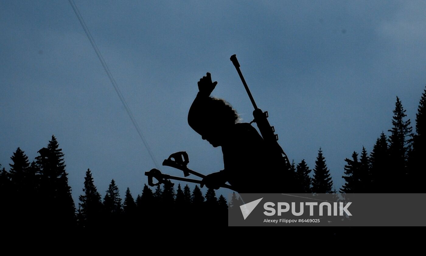 Slovenia Biathlon Worlds Women Mass Start