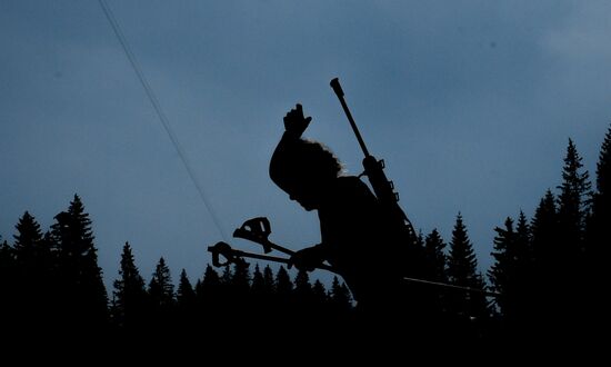 Slovenia Biathlon Worlds Women Mass Start
