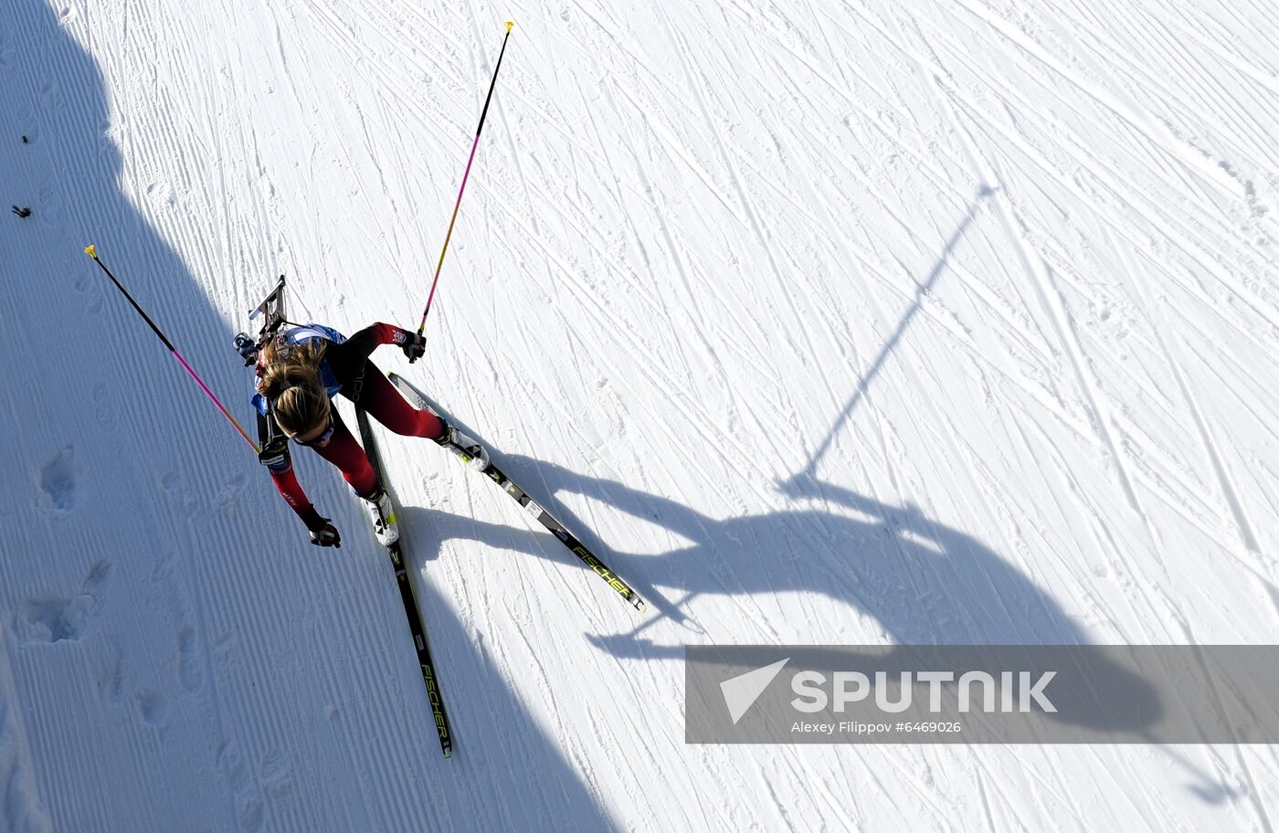 Slovenia Biathlon Worlds Women Mass Start
